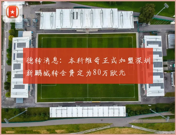 德转消息：本科维奇正式加盟深圳新鹏城转会费定为80万欧元