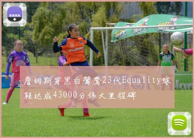 詹姆斯穿黑白鸳鸯23代Equality球鞋达成43000分伟大里程碑